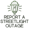streetlight outage button